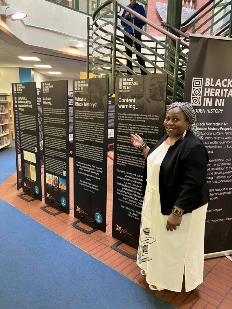 Beverly at exhibition