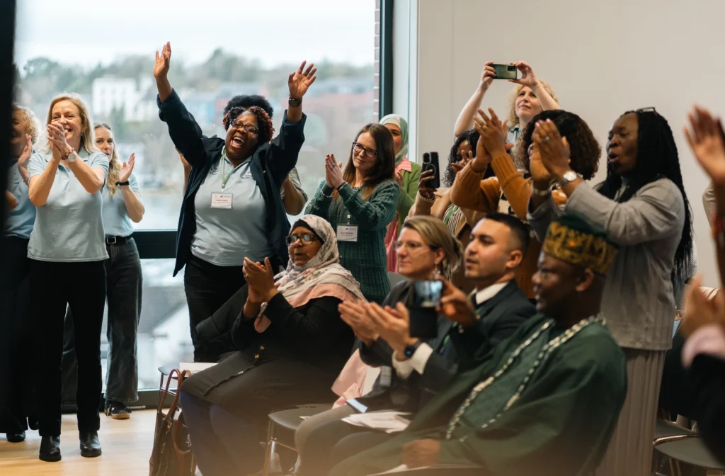 There was much singing and dancing as Irish country star Ritchie Remo entertained at the launch - North West Migrants Forum